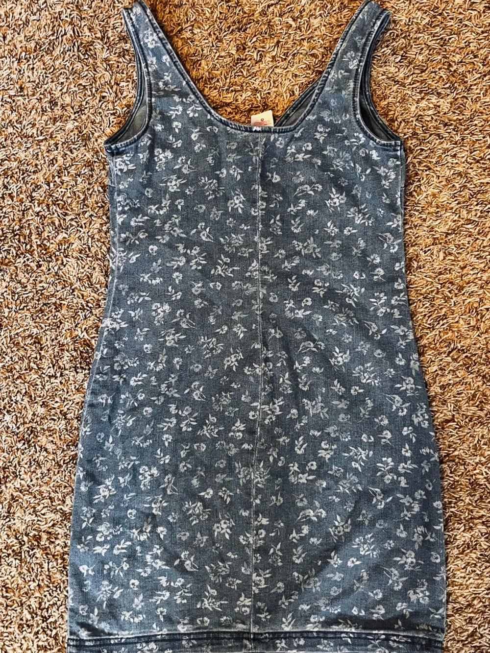 No Boundaries Gray Floral Zip-Front Girls' Skirt